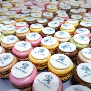 Macaron de Paris with logo (from 40 pieces)