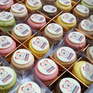 Macaron de Paris met logo (vanaf 40 stuks) - Macaronstore.nl