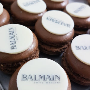 Macaron de Paris with logo (from 40 pieces)