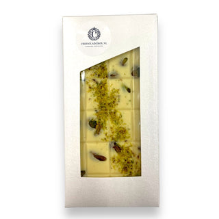 Chocoladereep Wit Pistache - Macaronstore.nl