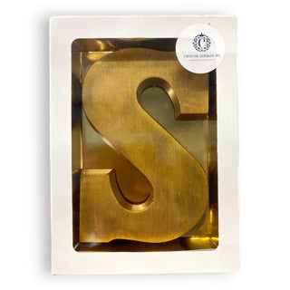 Gouden chocoladeletter Melkchocolade