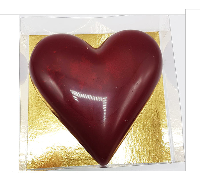Valentine's Heart 200 grammes de chocolat au lait Red Letterbox post