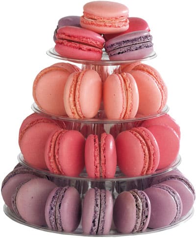 Transparent round Macaron standard max 40 macarons (not included)