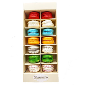 Luxe macaronbox met 14 macarons (Zelf samenstellen) - Macaronstore.nl